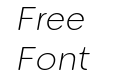 FSP DEMO Kole P Rounded Ext Lt Italic