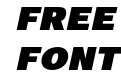 FSP DEMO Magnum Sans Ex Black Obliq Italic FSP DEMO Magnum Sans Ex Black Obliq Italic