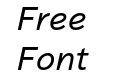 FSP DEMO Magnum Sans Reg Ital Italic