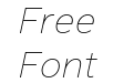 FSP DEMO Magnum Sans Thin Obliq Italic FSP DEMO Magnum Sans Thin Obliq Italic