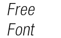FSP DEMO Nimbus San ConL Lig Italic FSP DEMO Nimbus San ConL Lig Italic