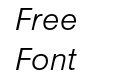FSP DEMO Nimbus San Lig Italic FSP DEMO Nimbus San Lig Italic