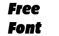 FSP DEMO Petermann Ext Black Cond Ita Bold Italic FSP DEMO Petermann Ext Black Cond Ita Bold Italic