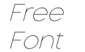 FSP DEMO Quasar Extra Light Italic Regular FSP DEMO Quasar Extra Light Italic Regular