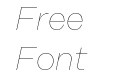 FSP DEMO Rational Display Hairline Italic