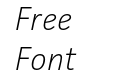 Facit Extralight Italic Facit Extralight Italic