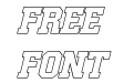 Fastrun Italic Outline Fastrun Italic Outline