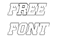 Fastrun Italic Outline Fastrun Italic Outline