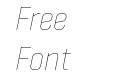 Fester Thin Italic Fester Thin Italic