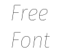 Fira Sans Condensed Hair Italic Fira Sans Condensed Hair Italic