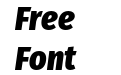 Fira Sans Condensed Heavy Italic