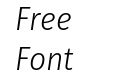 Fira Sans Condensed Light Italic Fira Sans Condensed Light Italic