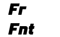 Flatory Sans DEMO Black Italic