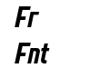 Flatory Sans DEMO Extra Bold Condensed Italic