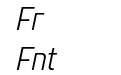 Flatory Sans DEMO Extra Light Semi Condensed Italic