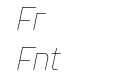 Flatory Sans DEMO Thin Italic Flatory Sans DEMO Thin Italic
