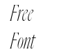 Flecha Bronzea Test L Extra Light Italic