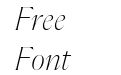 Flecha Test L Extra Light Italic Flecha Test L Extra Light Italic