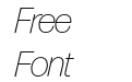 FormaDJR Banner Extra Light Italic FormaDJR Banner Extra Light Italic