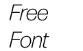 FormaDJR Display Light Italic FormaDJR Display Light Italic