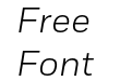 Fort Light Italic