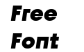 Fractul Alt Black Italic Fractul Alt Black Italic