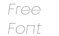 Fractul Alt Hairline Italic Fractul Alt Hairline Italic