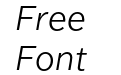 Franklin Gothic ATF Lt Italic Franklin Gothic ATF Lt Italic