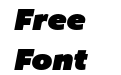 Freight SansU Pro Ultra Black Italic Freight SansU Pro Ultra Black Italic