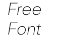 Friends Thin Italic Friends Thin Italic