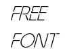 Future Light Italic Future Light Italic