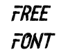 GROMBOLAN Italic GROMBOLAN Italic
