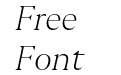 GT Ultra Fine Thin Italic GT Ultra Fine Thin Italic