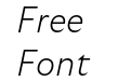 GT Ultra Thin Italic GT Ultra Thin Italic