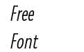 Galatea Light Condensed Italic Galatea Light Condensed Italic