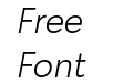 Galatea Light Italic Galatea Light Italic