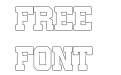 Gamarasa Extra Bold Outline Gamarasa Extra Bold Outline