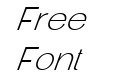 Ganery Thin Italic Ganery Thin Italic