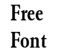 Garamond BE Condensed Bold Garamond BE Condensed Bold