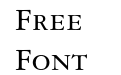 Garamond Three SC Garamond Three SC