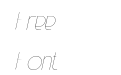 Garil Thin Italic Garil Thin Italic