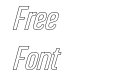 Gasket Italic Outline Gasket Italic Outline