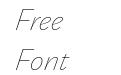 Gaultier Thin Italic Gaultier Thin Italic