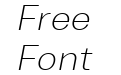 Genora Sans Extra Light Italic Genora Sans Extra Light Italic