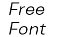 Genora Sans Light Italic Genora Sans Light Italic