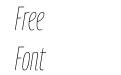 Georama Italic Extra Condensed Thin Italic
