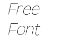 Giane Gothicsans Thin Italic Giane Gothicsans Thin Italic