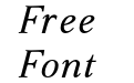 Giane W05 Medium Italic Giane W05 Medium Italic