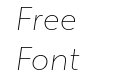 Gibbs Thin Italic Gibbs Thin Italic