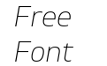 Gilam Trial Extra Light Italic Gilam Trial Extra Light Italic
